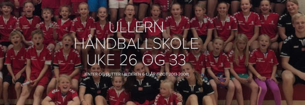 Uke 26: Ullerns håndballskole (6-12 år)